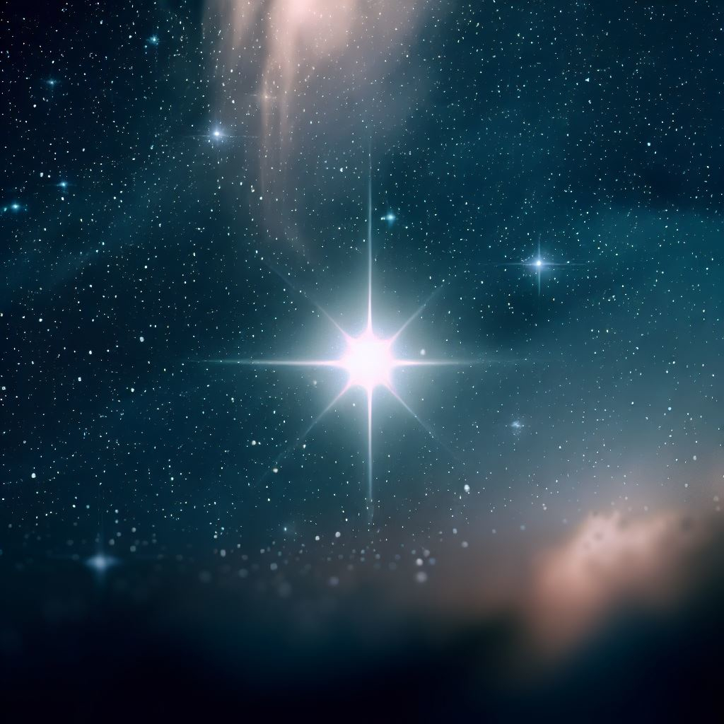 Estrella brillante- visibilidad de marca