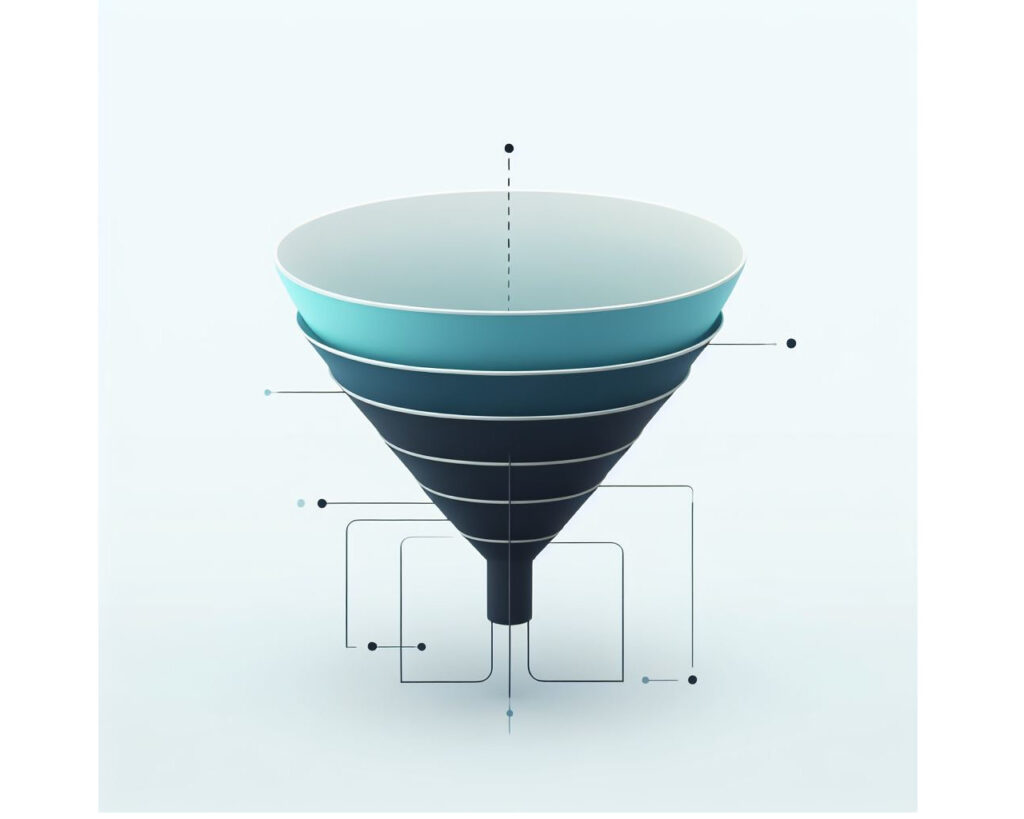 tipos de embudos de marketing- funnel sin etapas